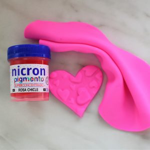 Barwnik do zimnej porcelany Nicron - różowy guma balonowa